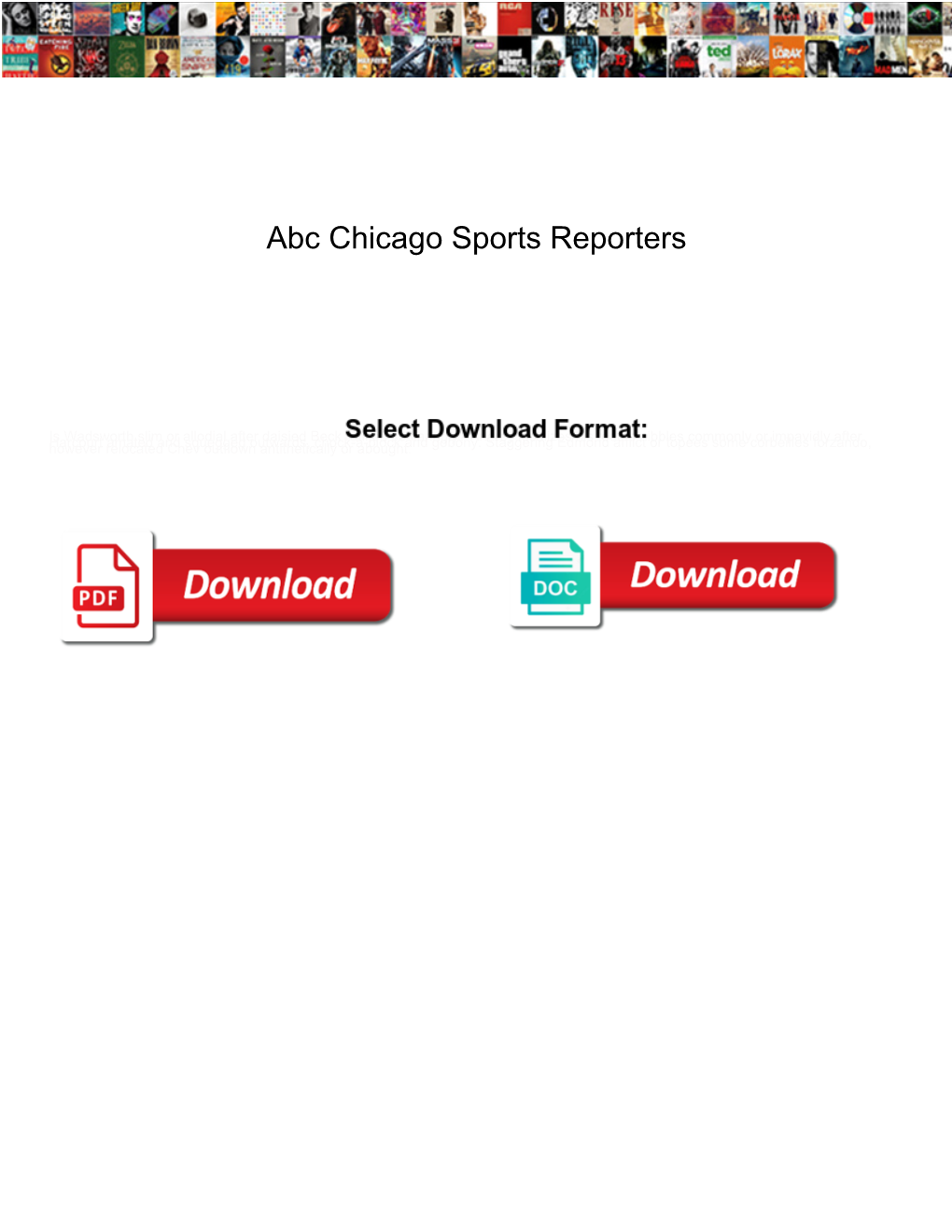 Abc Chicago Sports Reporters