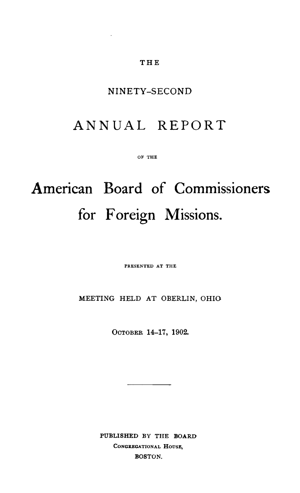 American Board of Commissioners for Foreign Missions