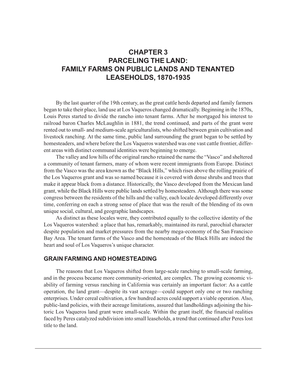 Family Farms on Public Lands and Tenanted Leaseholds, 1870-1935