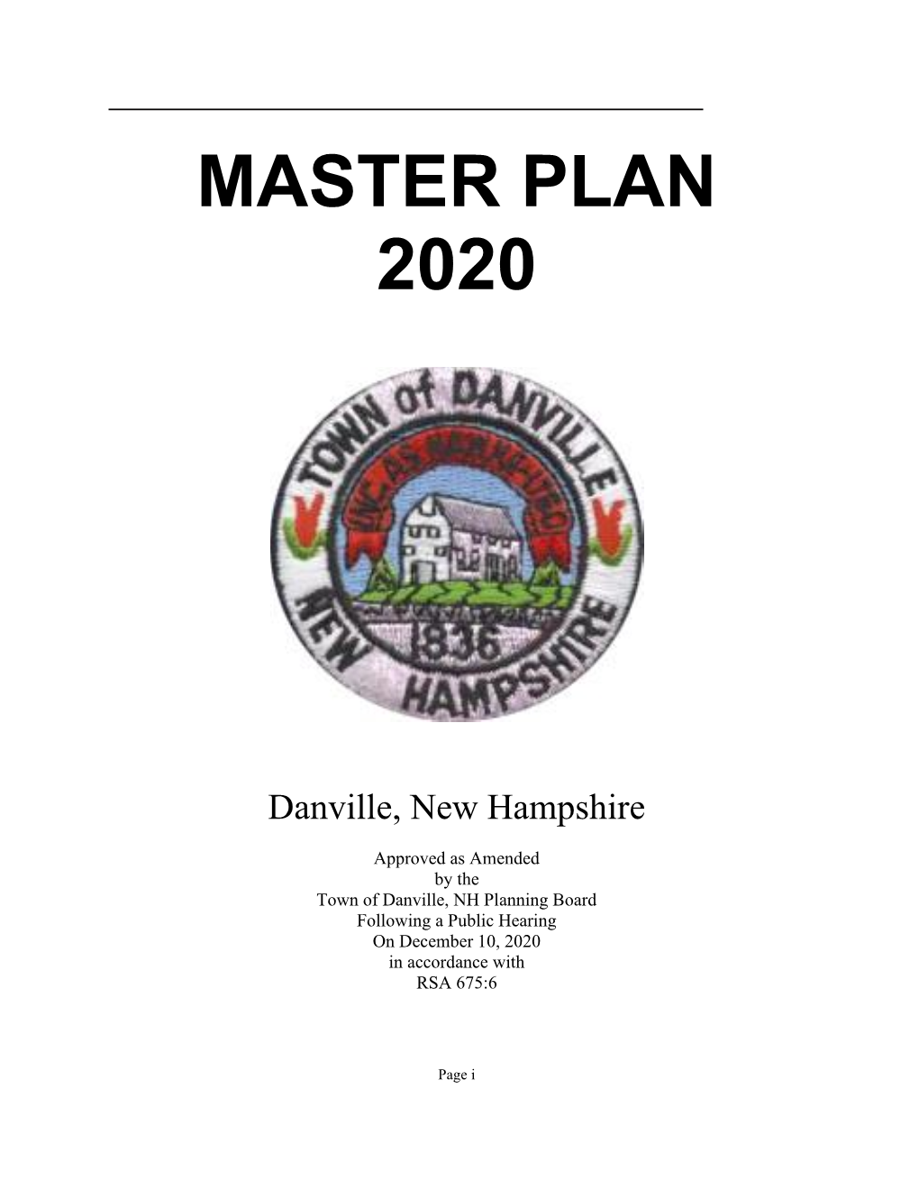 Master Plan 2020