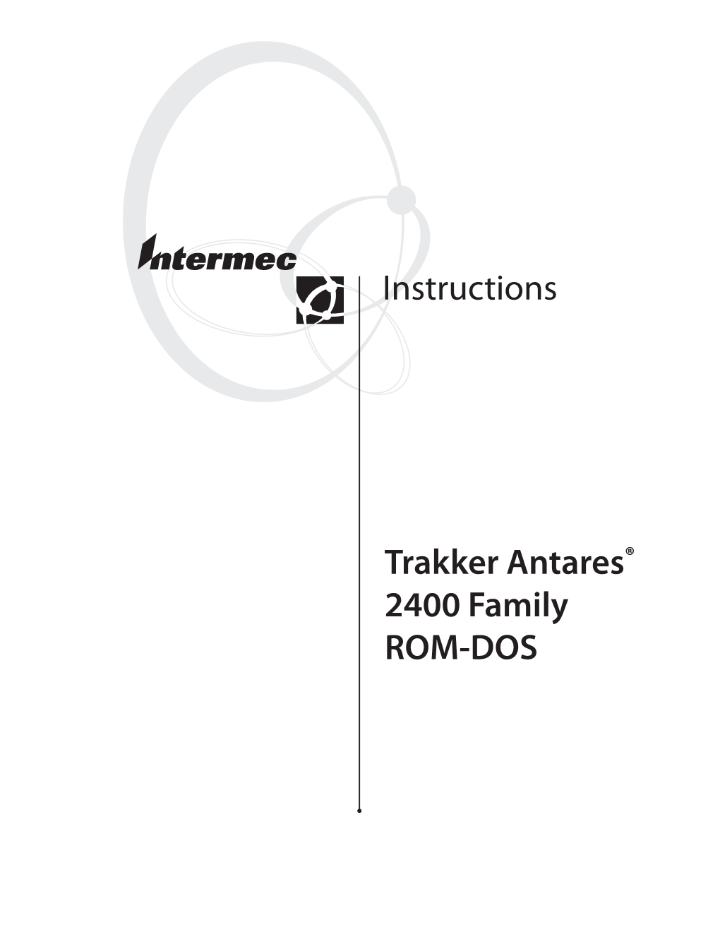 Trakker Antares® 2400 Family ROM-DOS Instructions