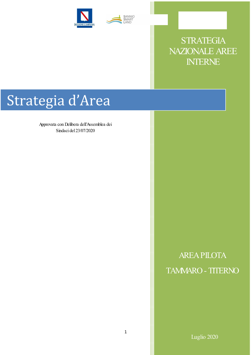 Strategia Nazionale Aree Interne