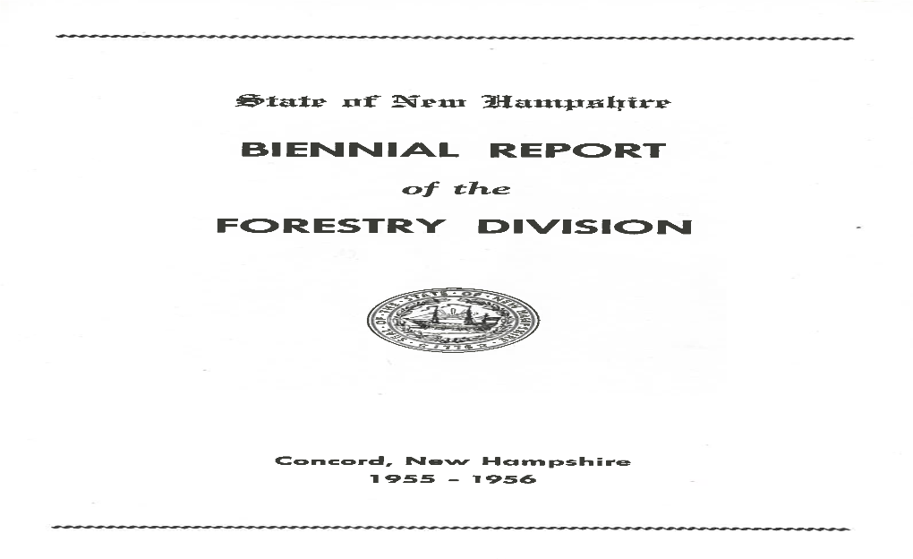 Biennial Report Forestry Division