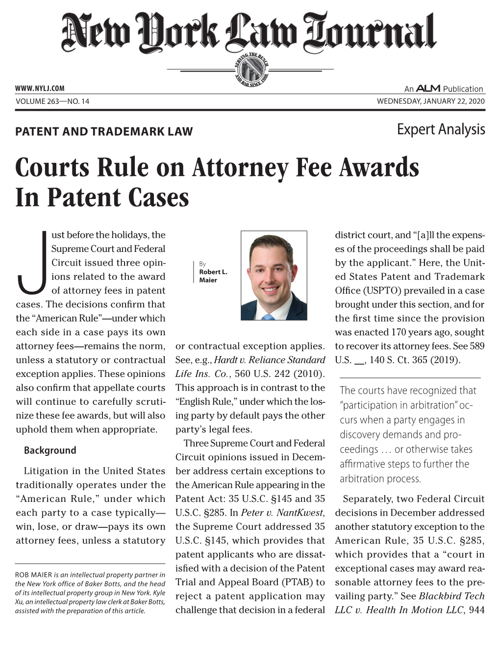 Courts Rule on Attorney Fee Awards in Patent Cases