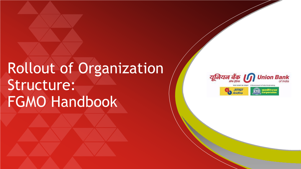 FGMO Handbook Bhubaneswar