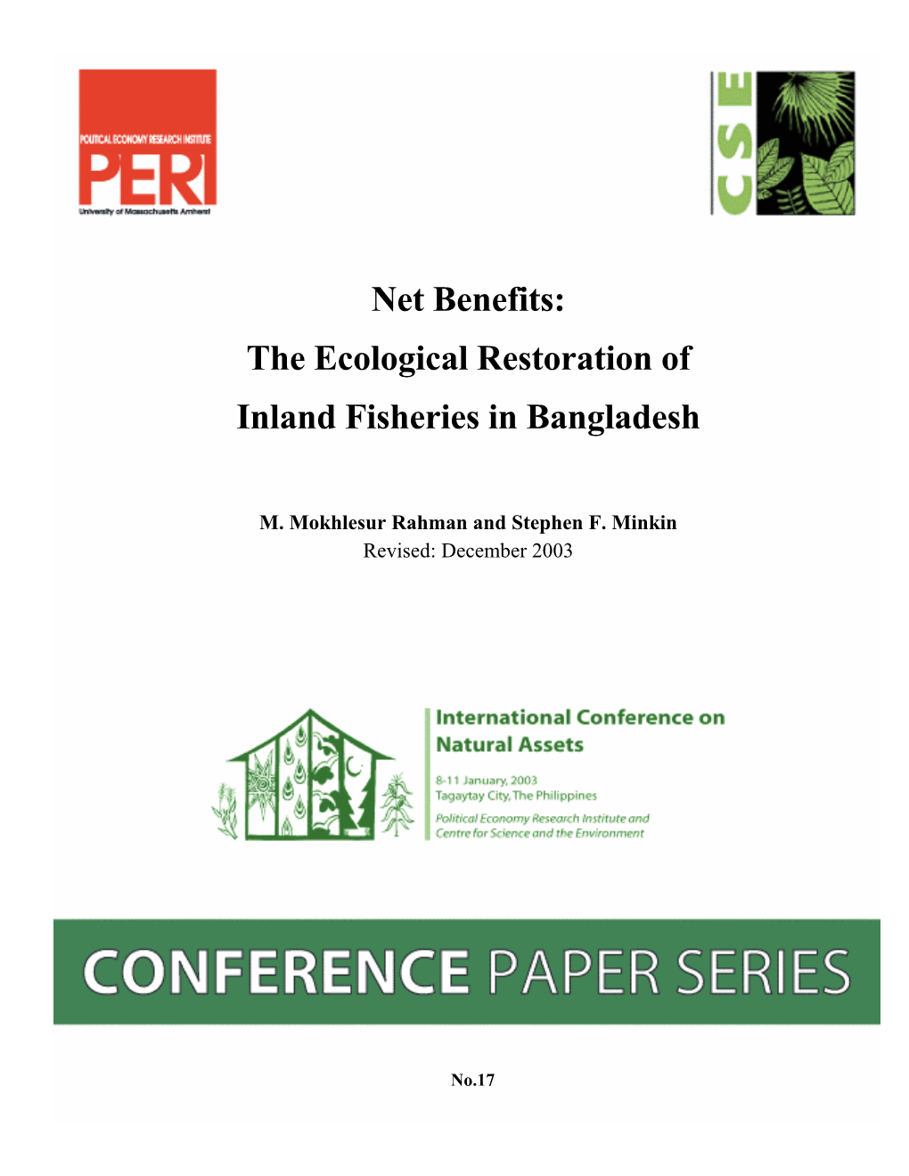 The Ecological Restoration of Inland Fisheries in Bangladesh