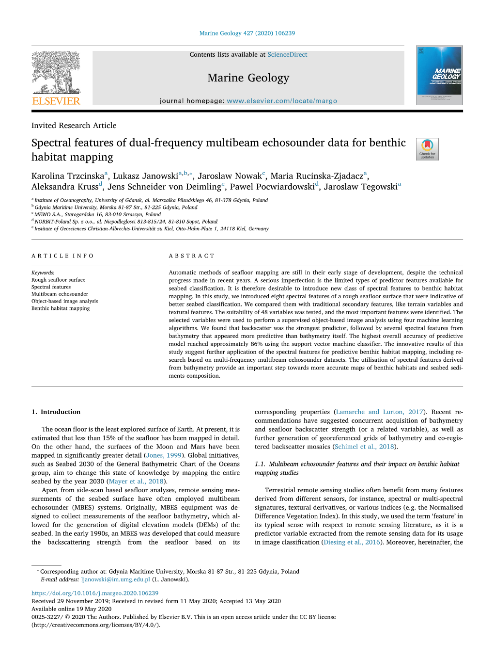 Habitat Mapping Research Study