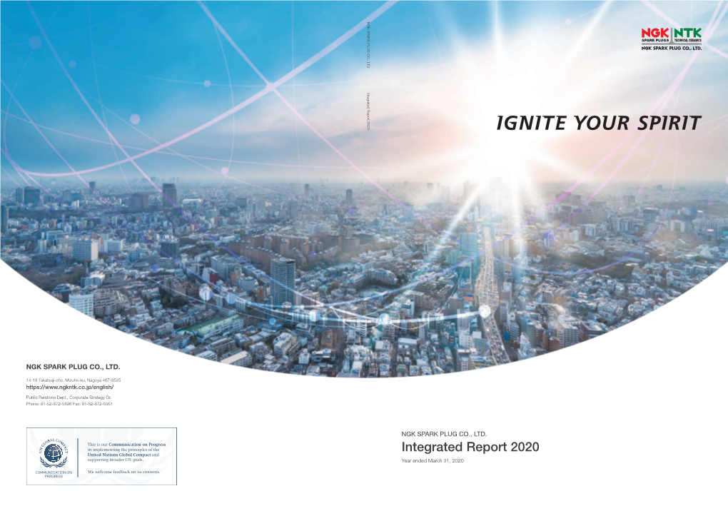 Integrated Report 2020 31, 2020 Ended March Year