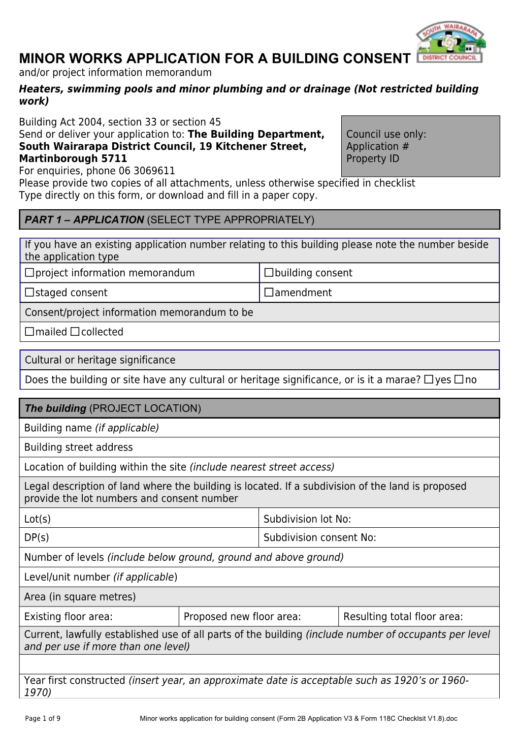 Pim Site Information