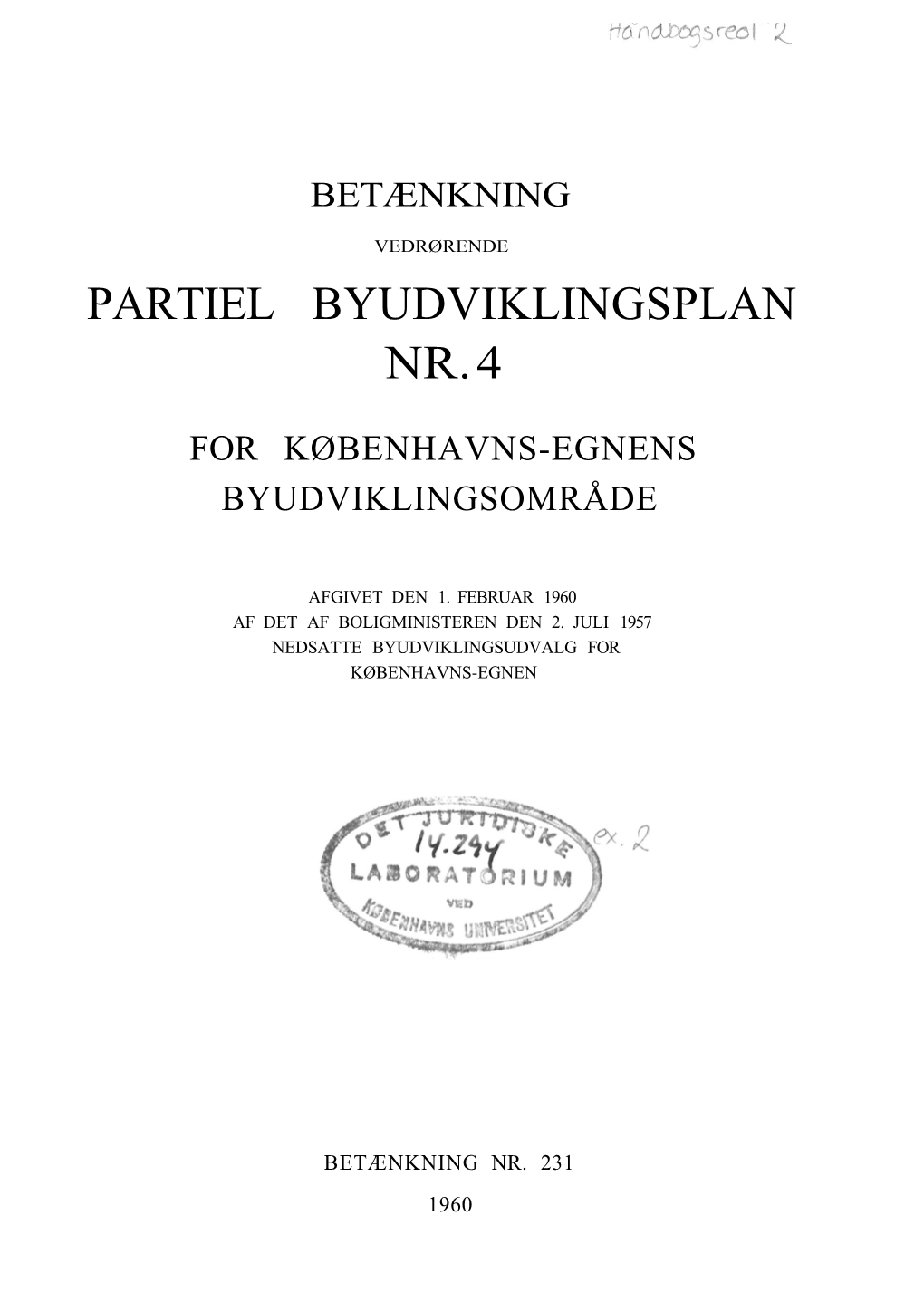 Partiel Byudviklingsplan Nr. 4