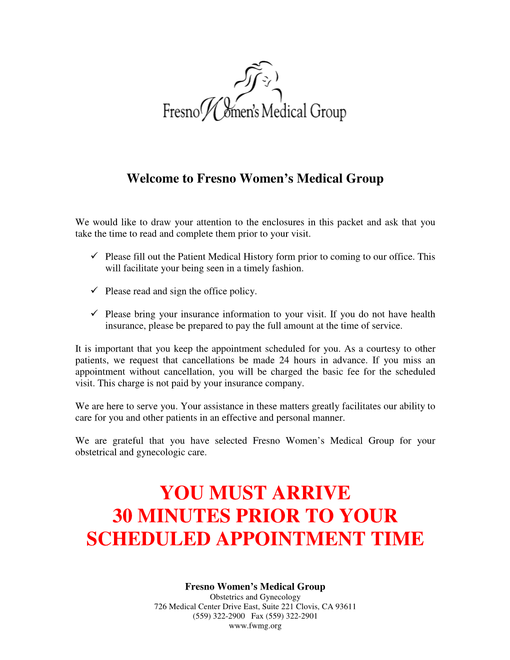 New Patient Form (Obgyn)