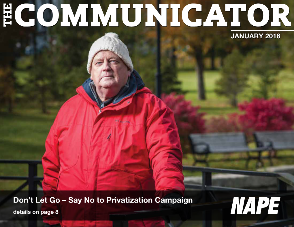 Don't Let Go – Say No to Privatization Campaign