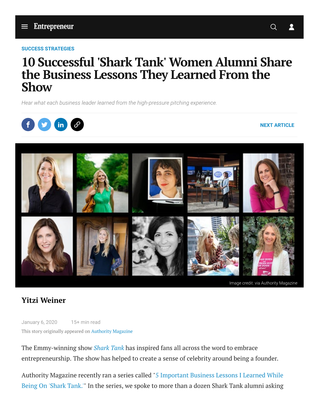 Shark Tank' Women Alumni Share the Business Lessons They Learned from the Show