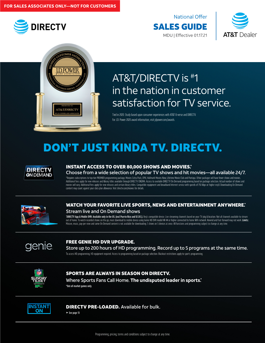 Don't Just Kinda Tv. Directv