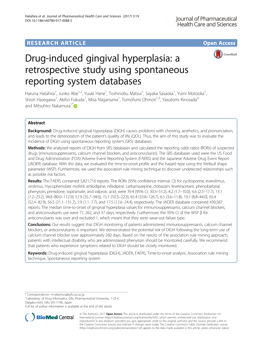 Drug-Induced Gingival Hyperplasia: a Retrospective Study Using