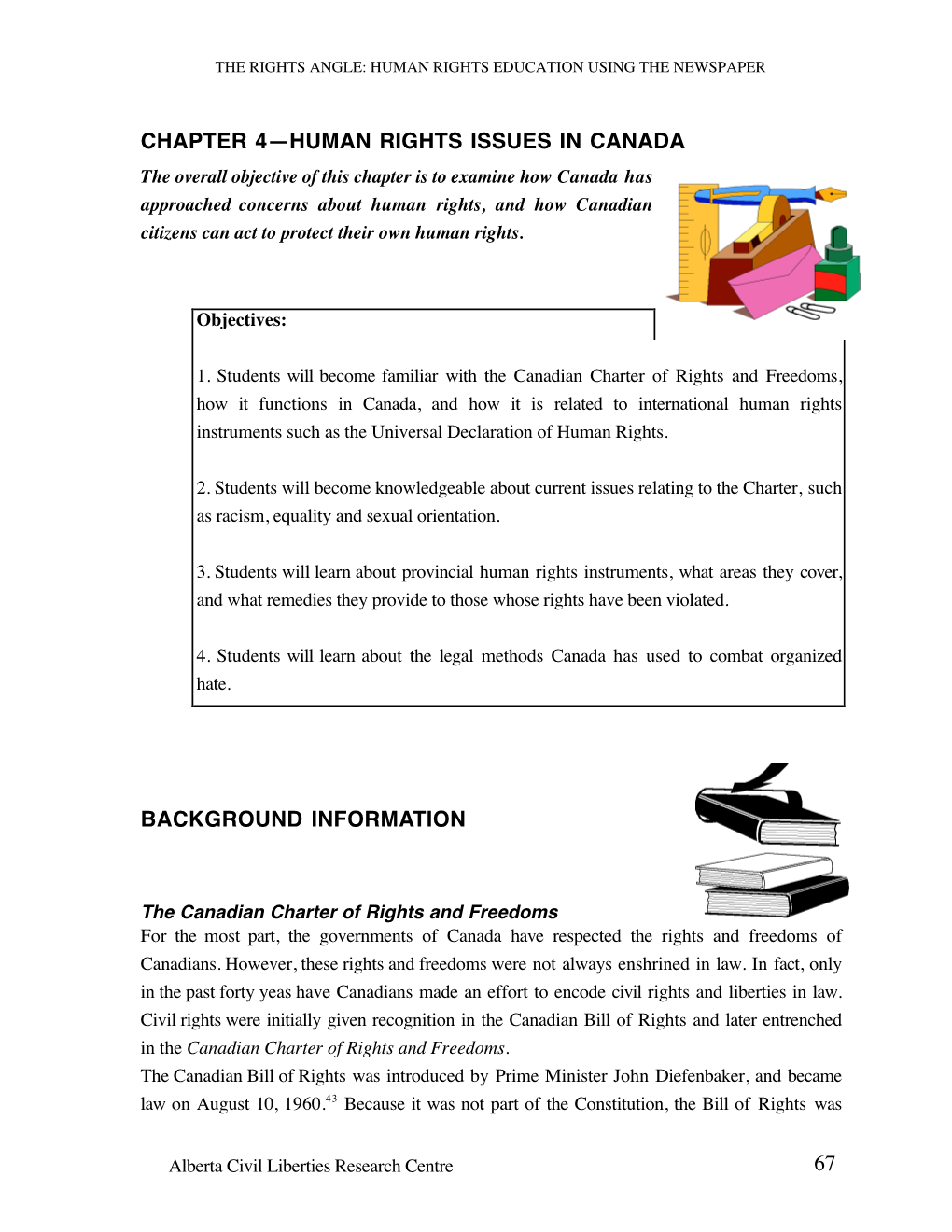 67 Chapter 4—Human Rights Issues in Canada