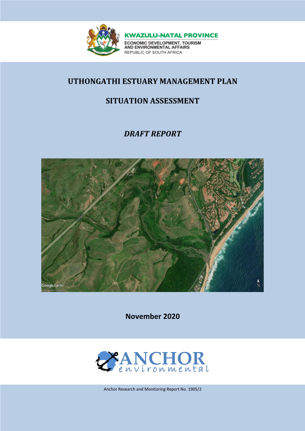 Uthongathi EMP: Situation Assessment Report