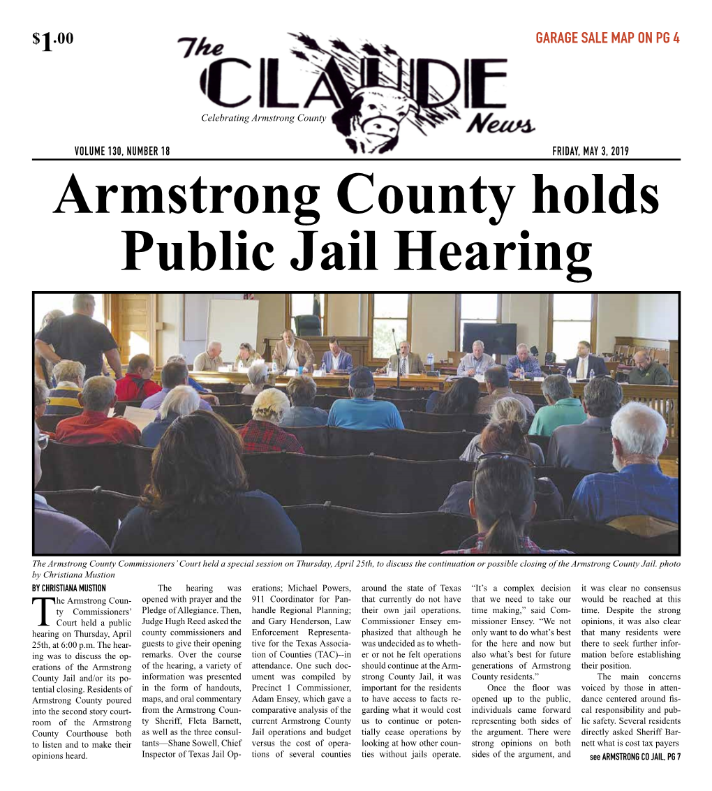 Armstrong County Holds Public Jail Hearing