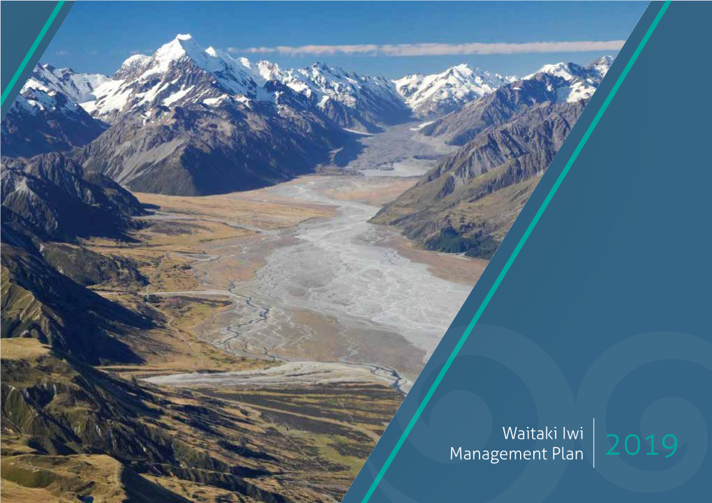 Waitaki Iwi Management Plan 2019