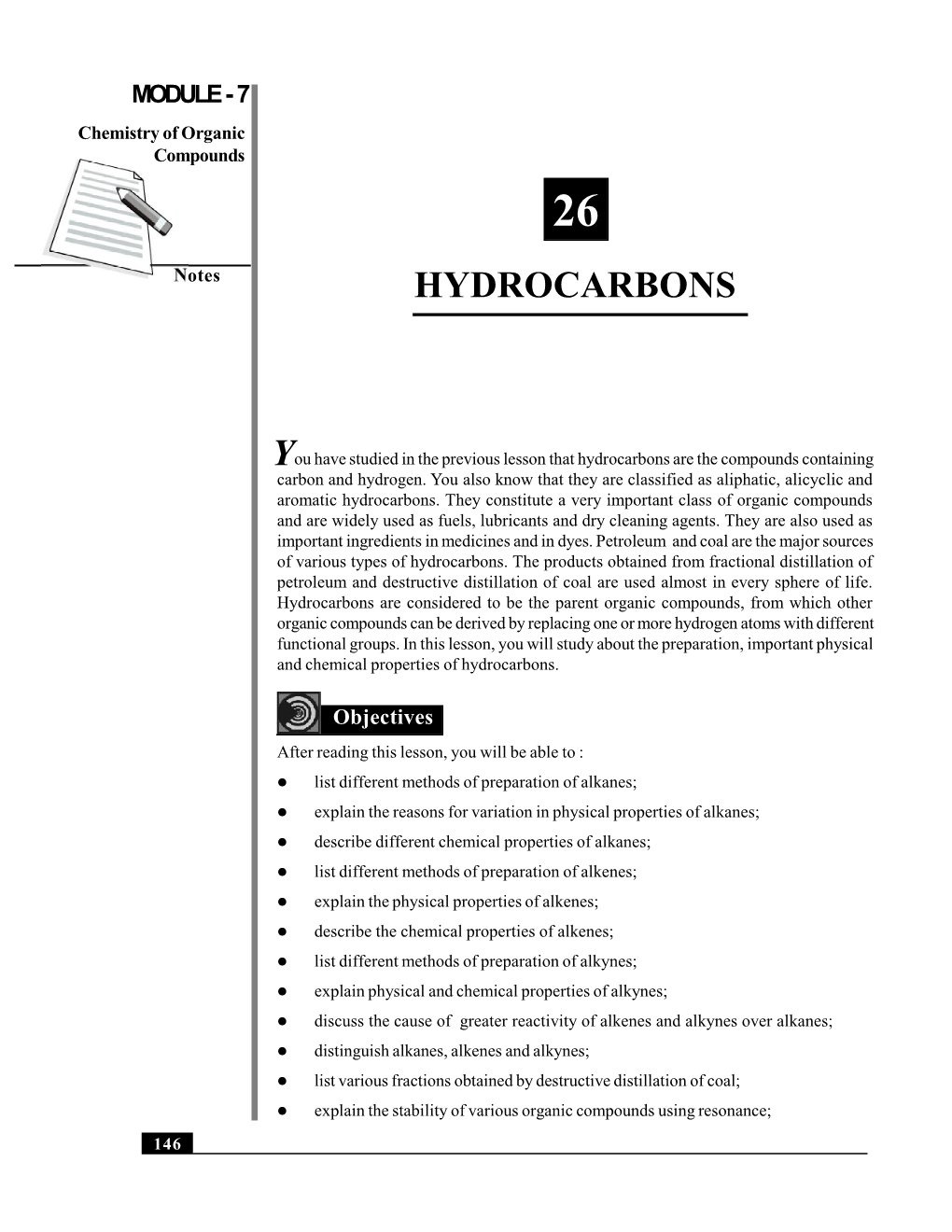 Hydrocarbons Y