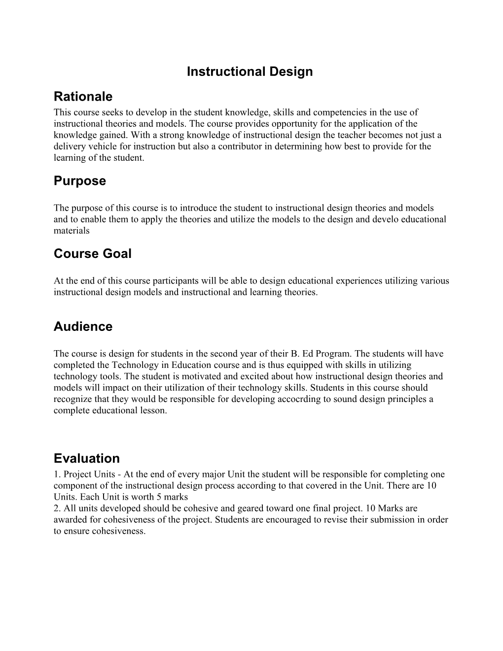 Instructional Design s1