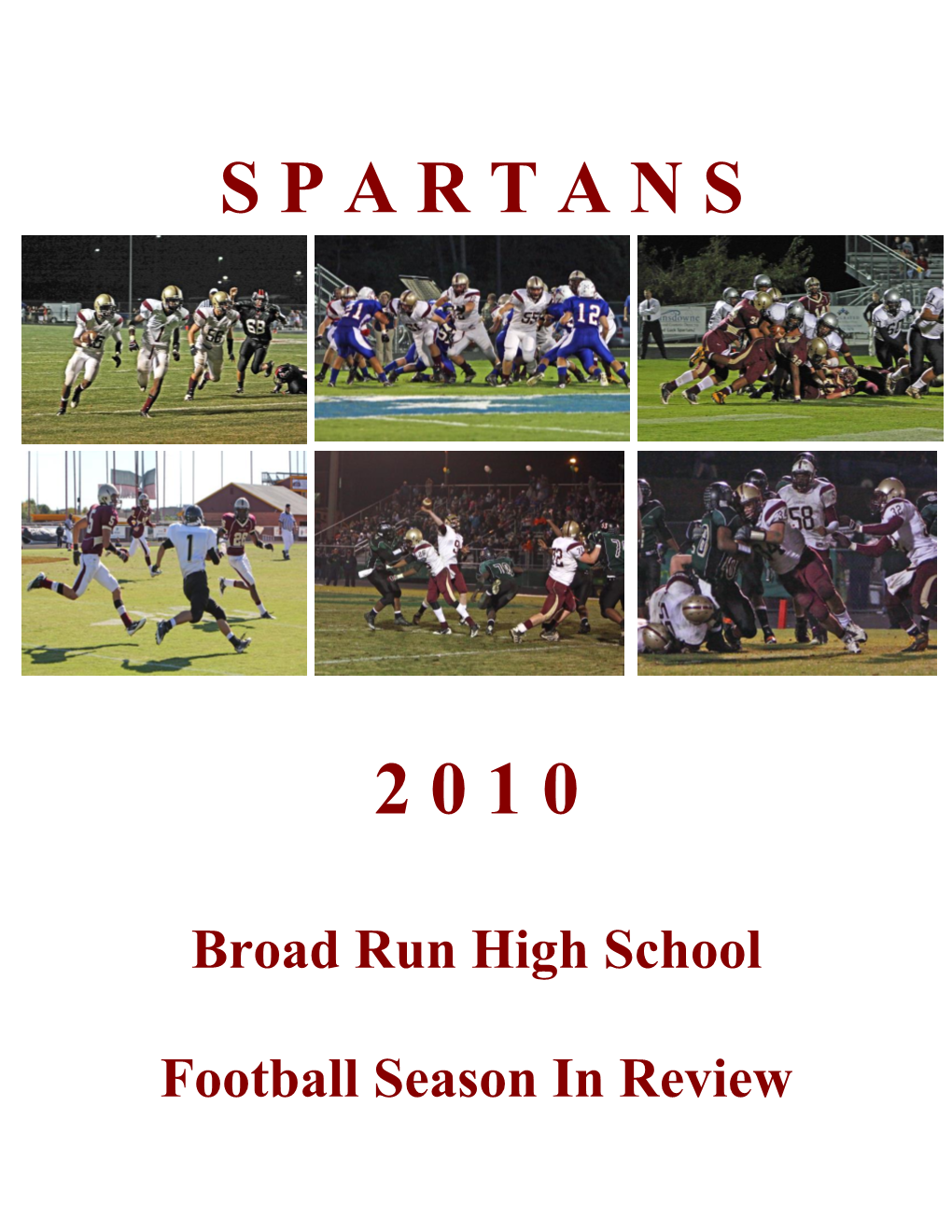 Broad Run Spartans 2010