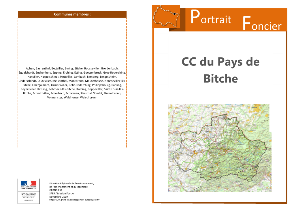 0 CC Du Pays De Bitche 0 Foncier Portrait