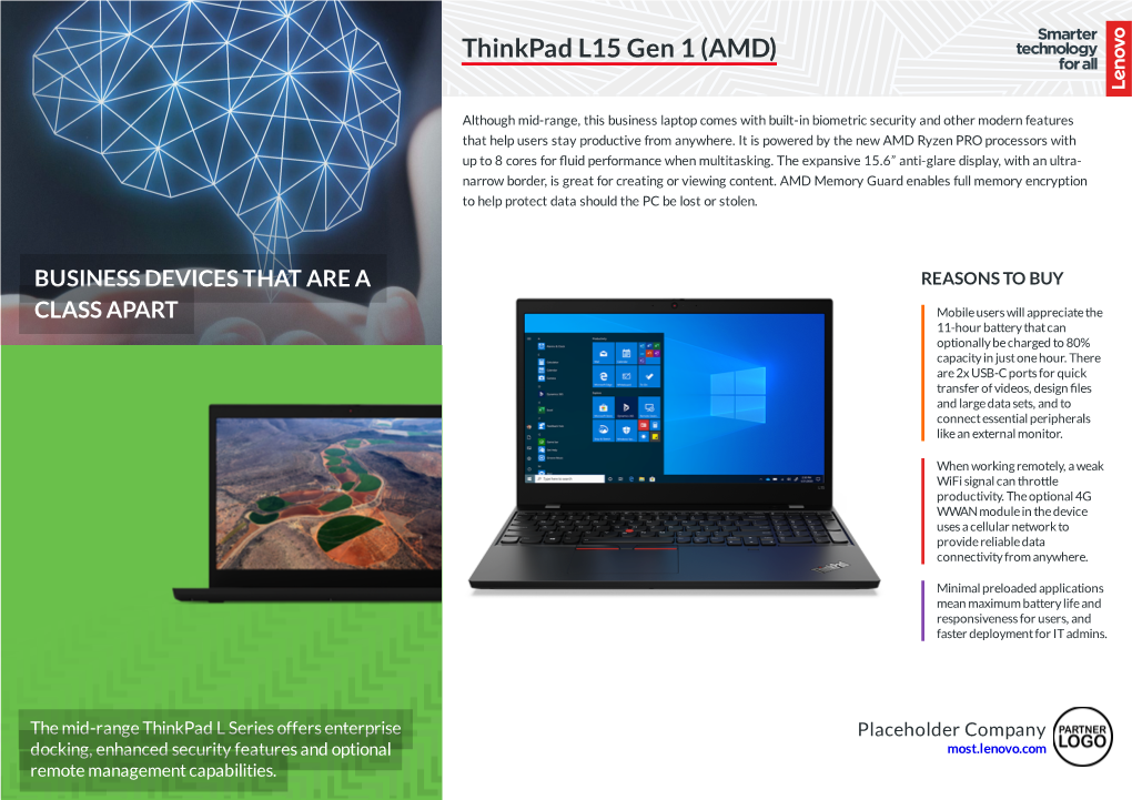 Thinkpad L15 Gen 1 (AMD)