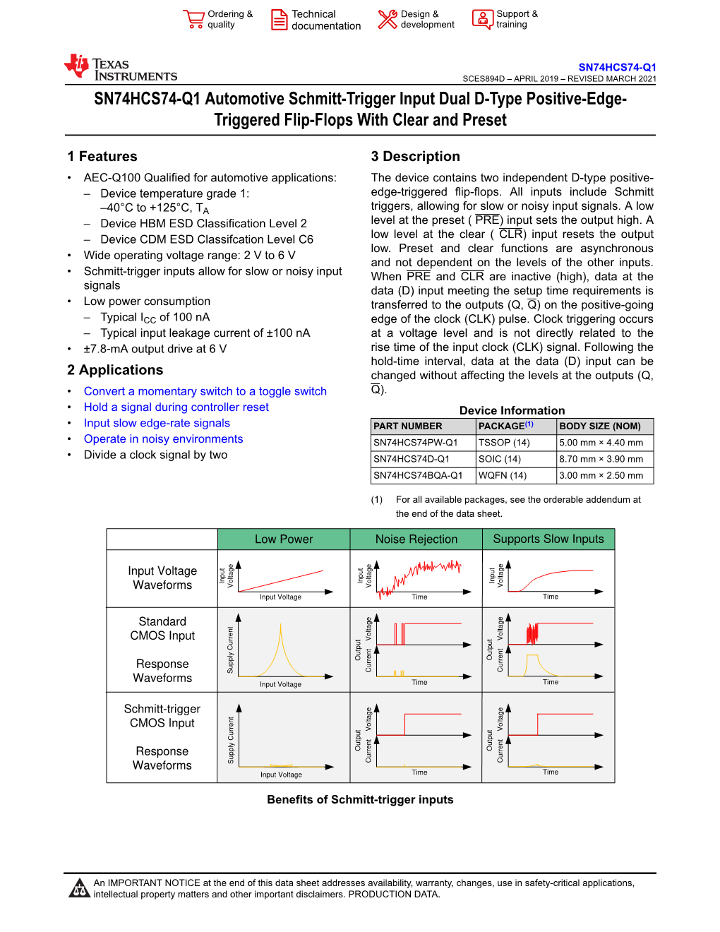 Datasheet Converted from Custom to Catalog