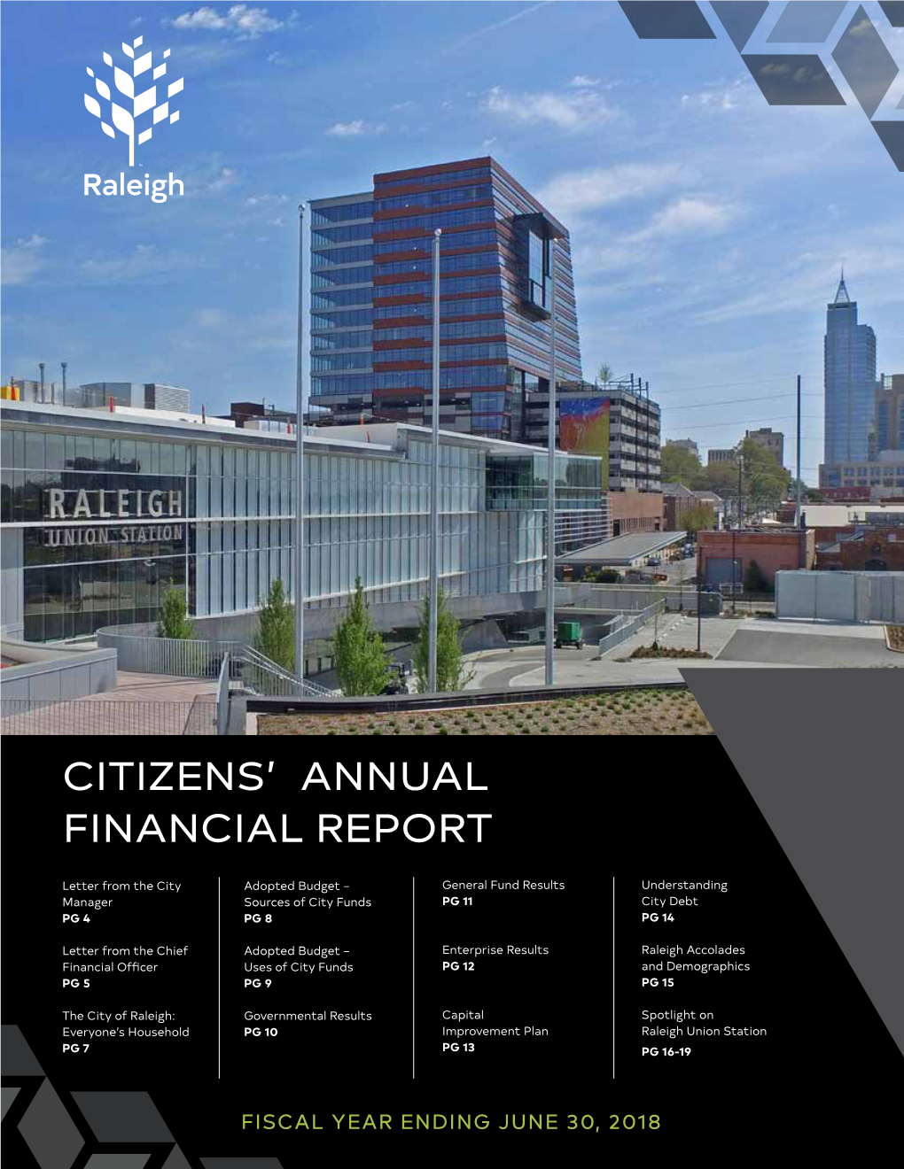 Raleigh Citizens' Annual Financial Report 2018