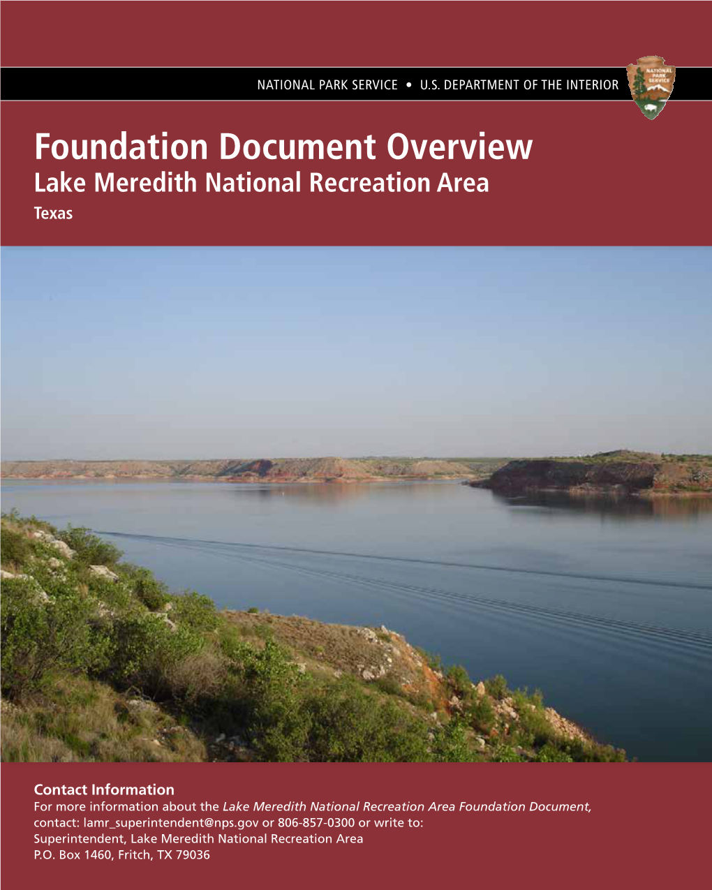 Foundation Document Overview, Lake Meredith National Recreation Area