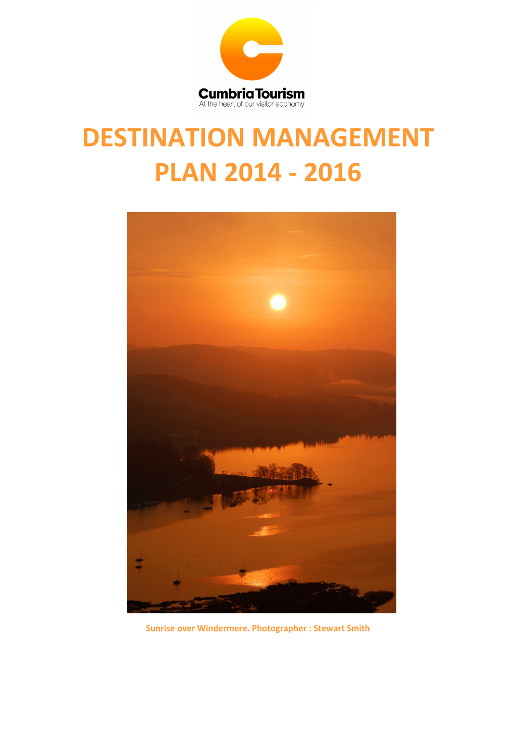 Destination Management Plan 2014 - 2016