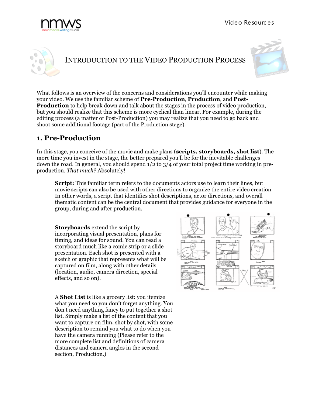 Introduction to the Video Production Process