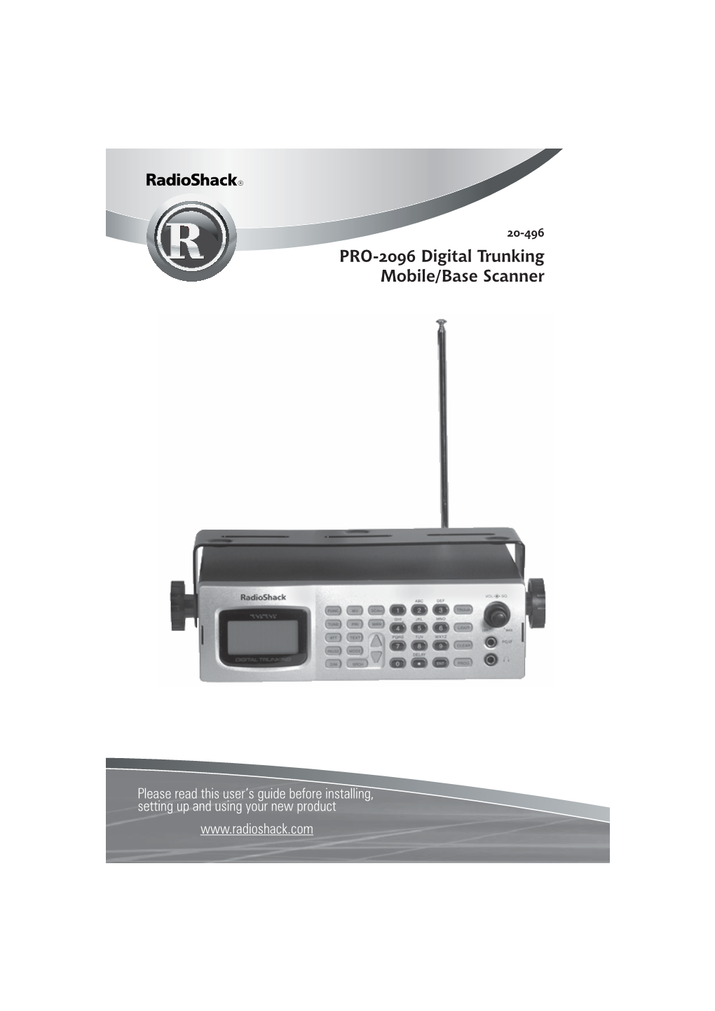 PRO-2096 Digital Trunking Mobile/Base Scanner