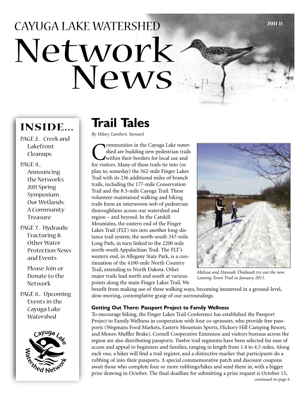 Trail Tales CAYUGA LAKE WATERSHED