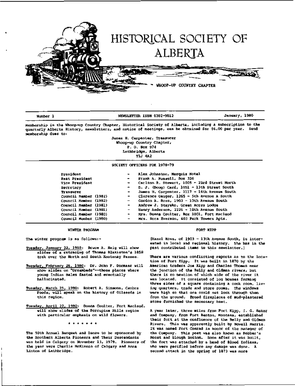 Historical Society of Alberta