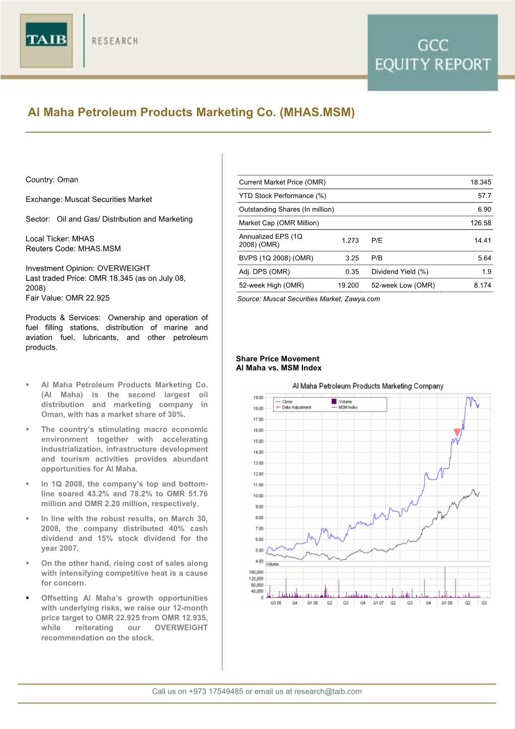 Al Maha Petroleum Products Marketing Co