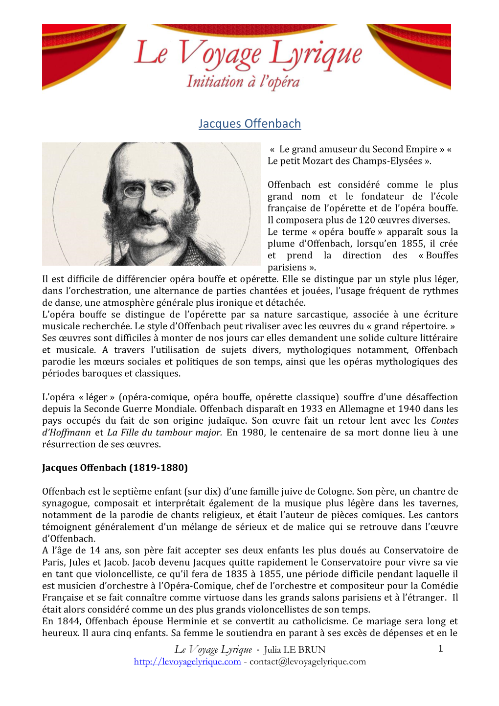 Jacques Offenbach