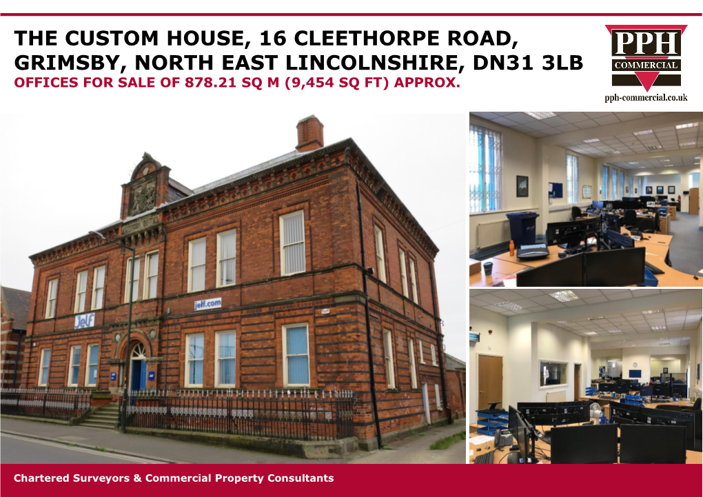 The Custom House, 16 Cleethorpe Road, Grimsby, North East Lincolnshire, Dn31