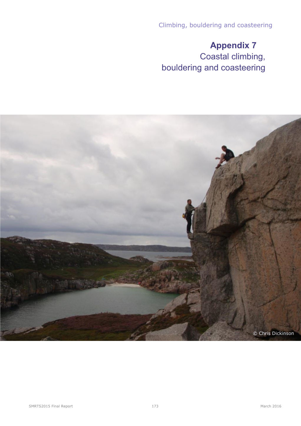 Coastal Climbing, Bouldering and Coasteering