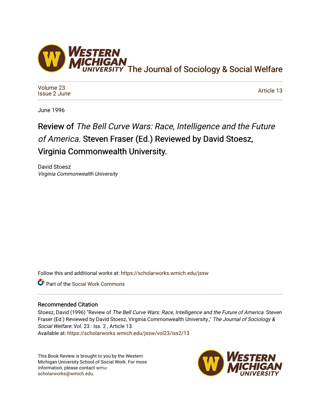 Review of Review of the Bell Curve Wars: Race, Intelligence and The