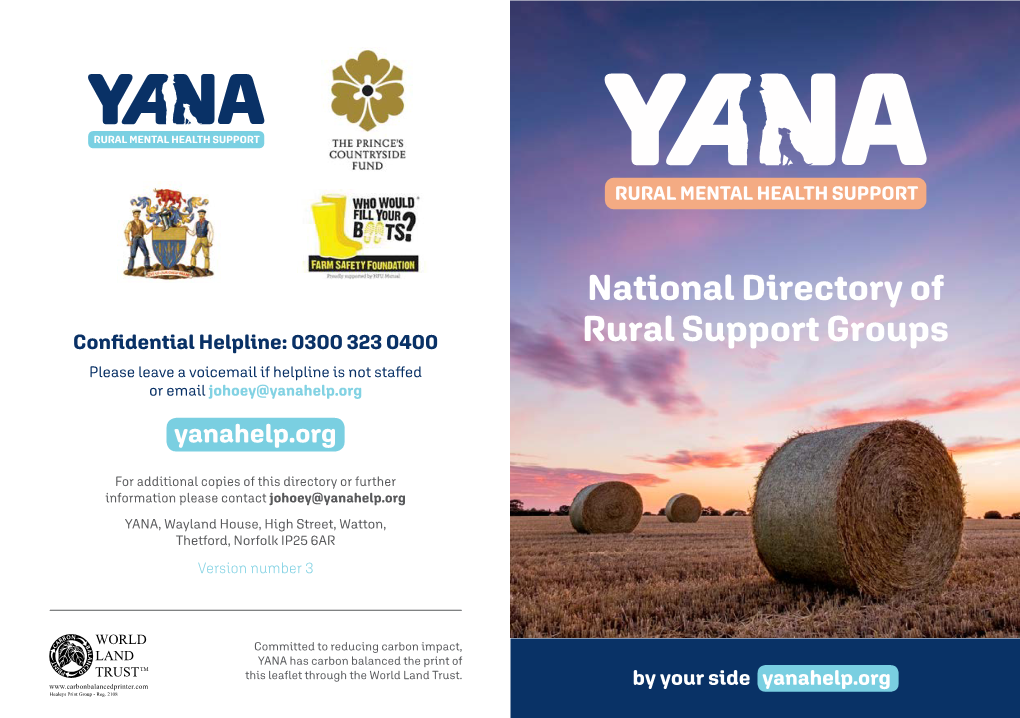 YANA Rural Support Directory