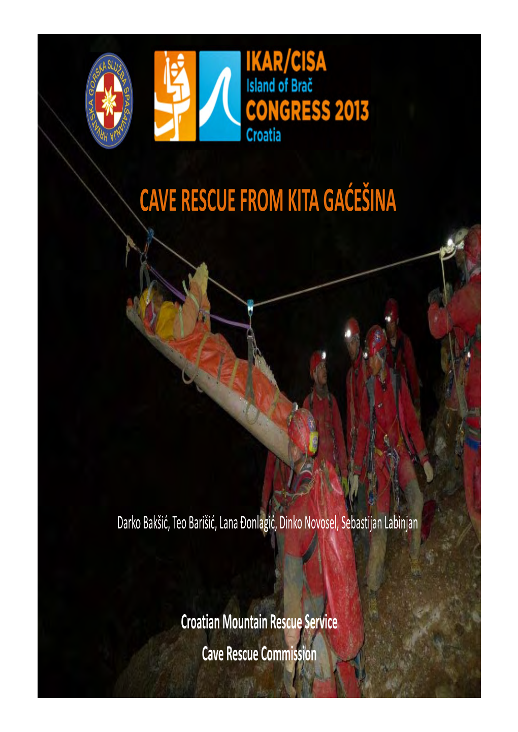 Cave Rescue from Kita Gaćešina