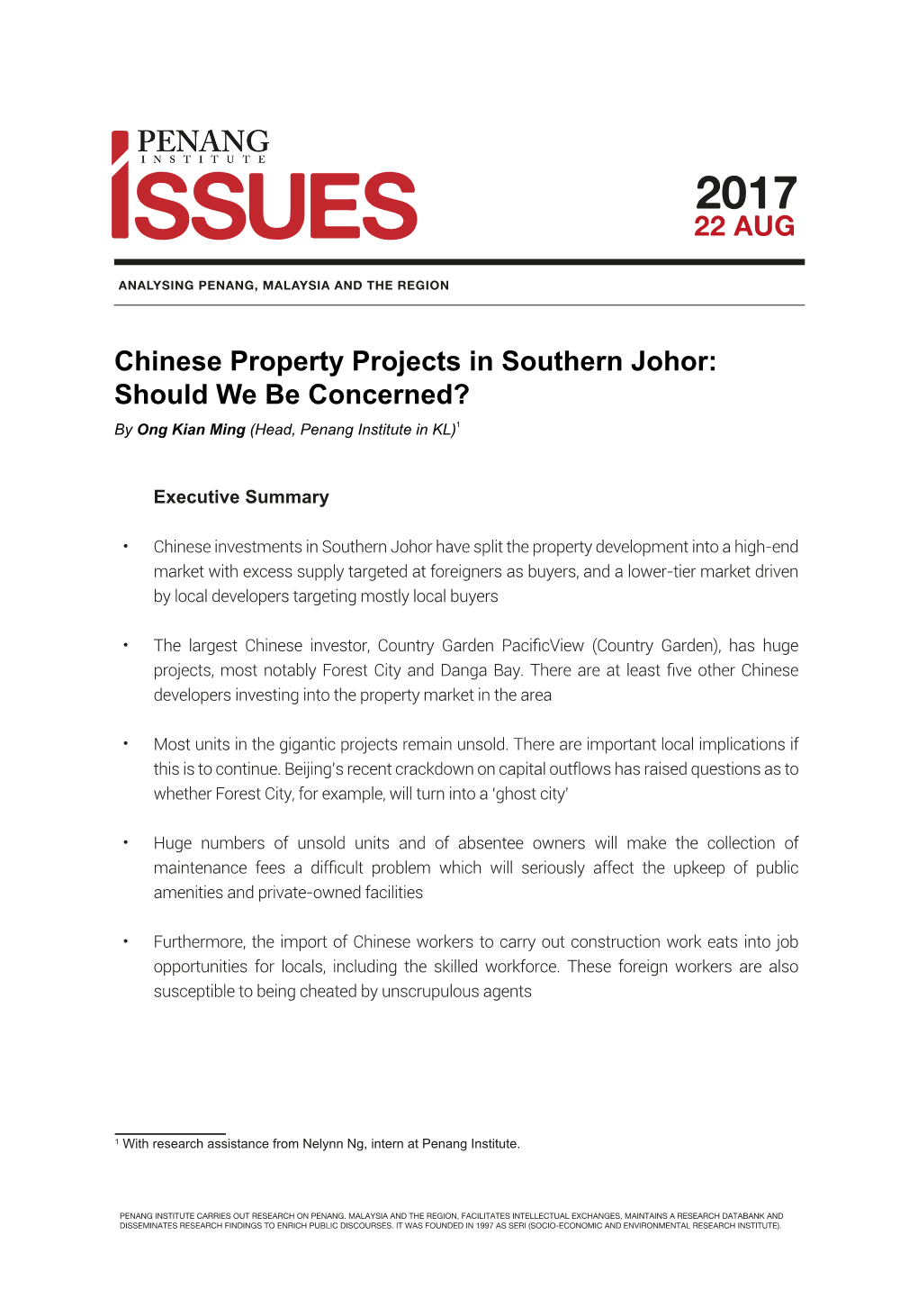 22 AUG Chinese Property Projects in Southern Johor
