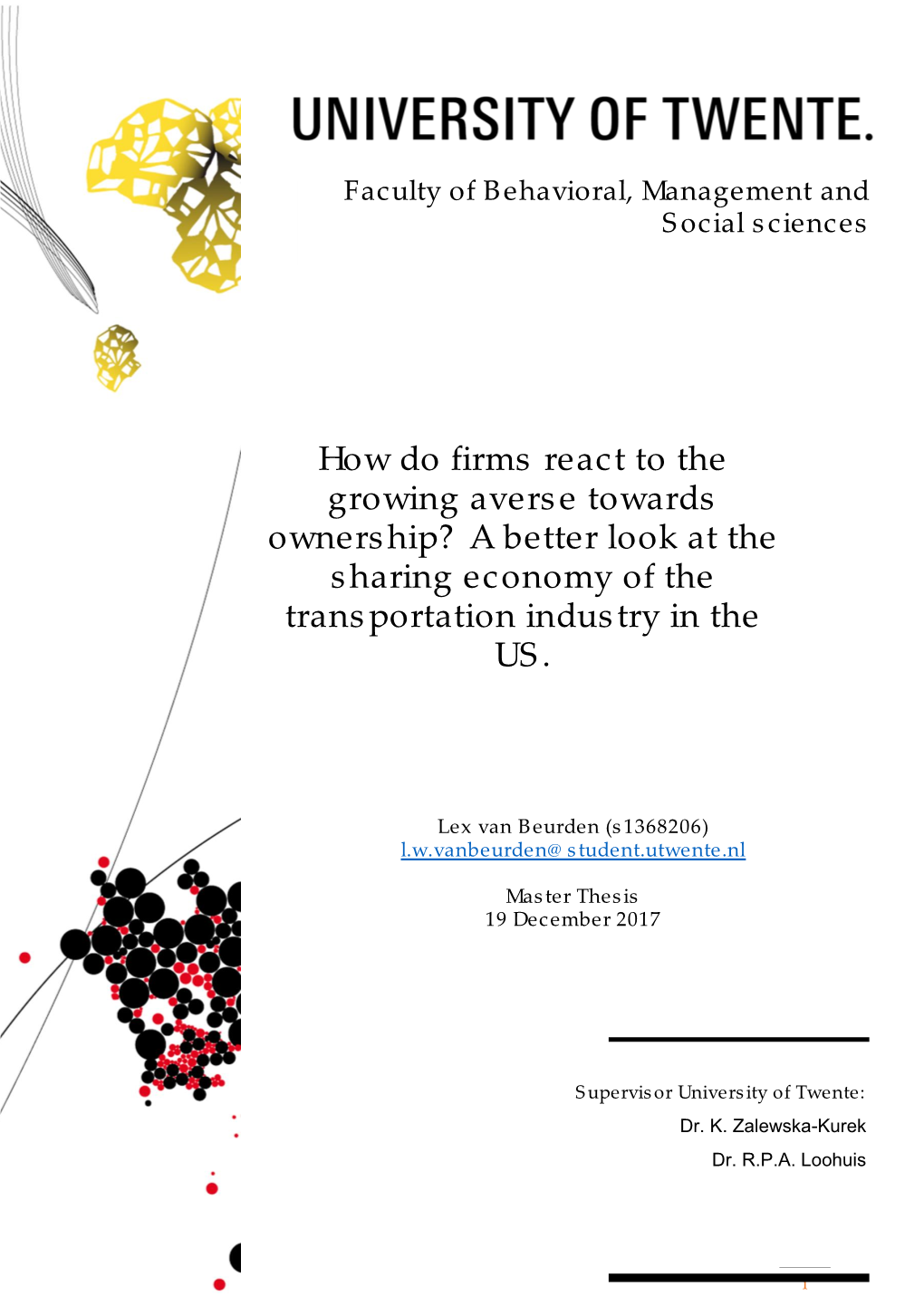 A Better Look at the Sharing Economy of the Transportation Industry in the US