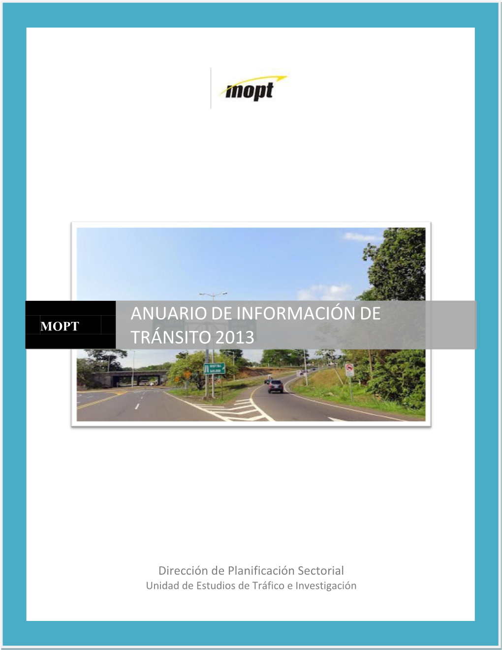 Anuario De Información De Tránsito 2013