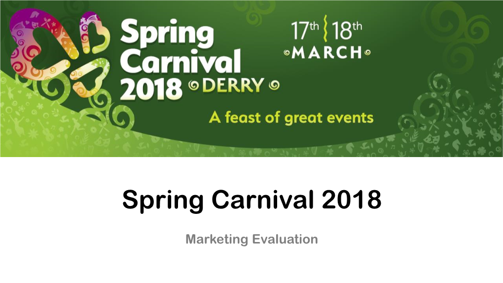 Spring Carnival 2018