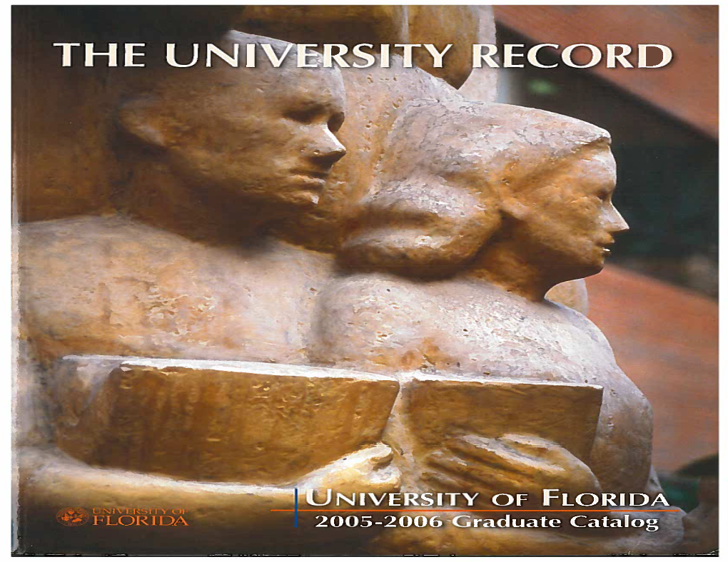2005-2006 UF Graduate Catalog