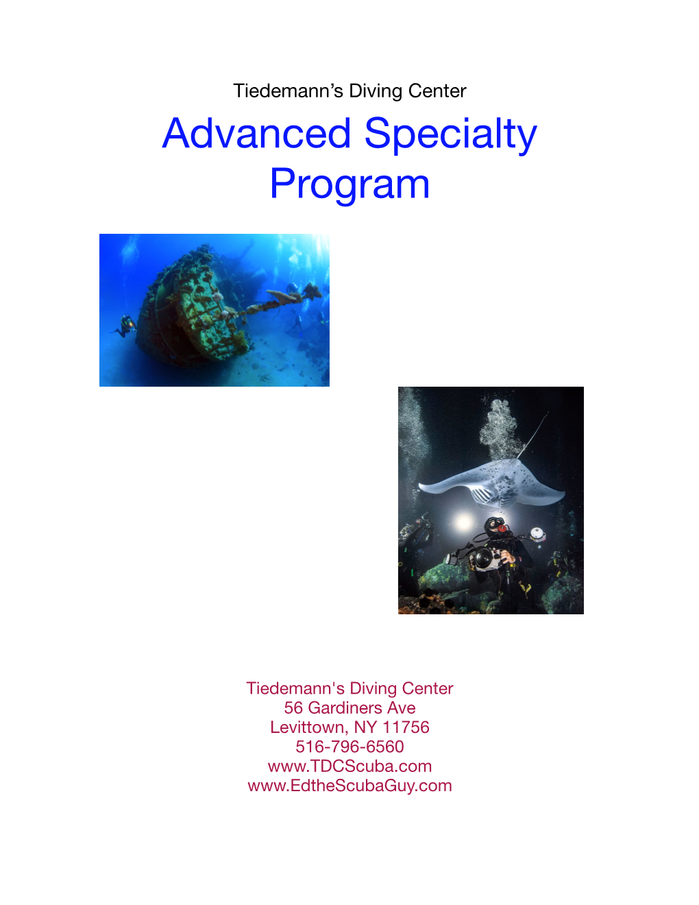 Advanced Specialty Program