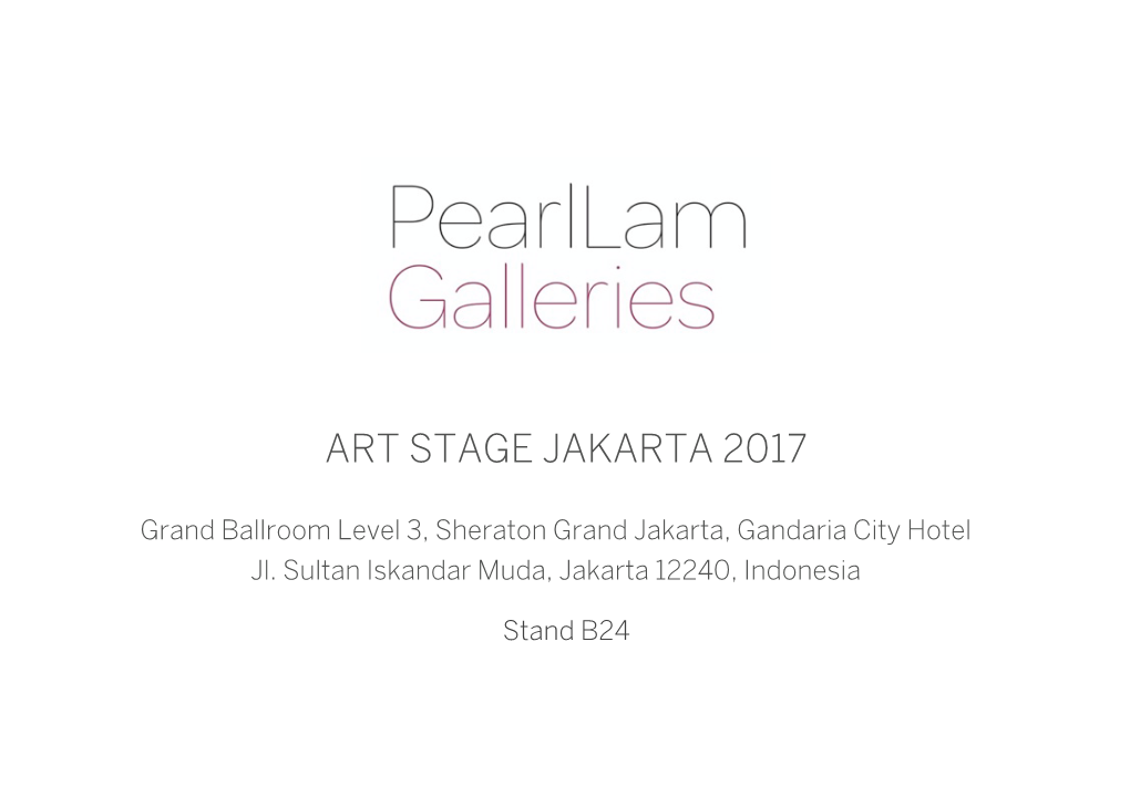 Art Stage Jakarta 2017